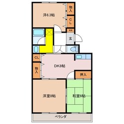 マンションアビテの物件間取画像